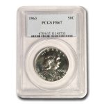 1963 Franklin Half Dollar PR-67 PCGS