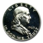 1963 Franklin Half Dollar PR-68 Cameo PCGS
