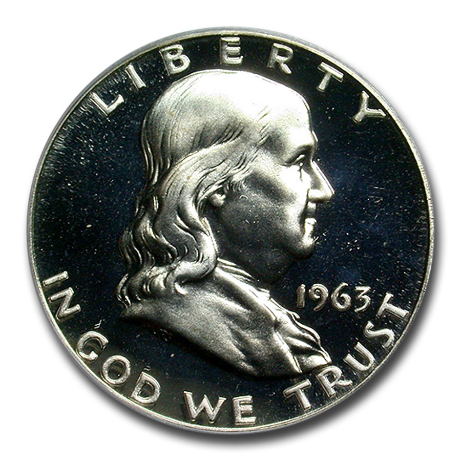 1963 Franklin Half Dollar PR-68 Cameo PCGS