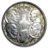 1963 Greece Silver 30 Drachmai Five Kings BU
