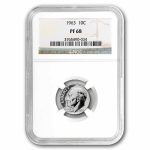 1963 Roosevelt Dime PF-68 NGC