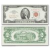 1963 thru 1963-A $2.00 U.S. Notes Red Seal XF