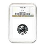 1963 Washington Quarter PF-67 NGC
