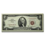 1963s* $2.00 U.S. Notes Red Seal CU (Star Note)