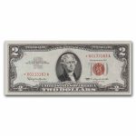 1963s* $2.00 U.S. Notes Red Seal Cull/Good (Star Note)