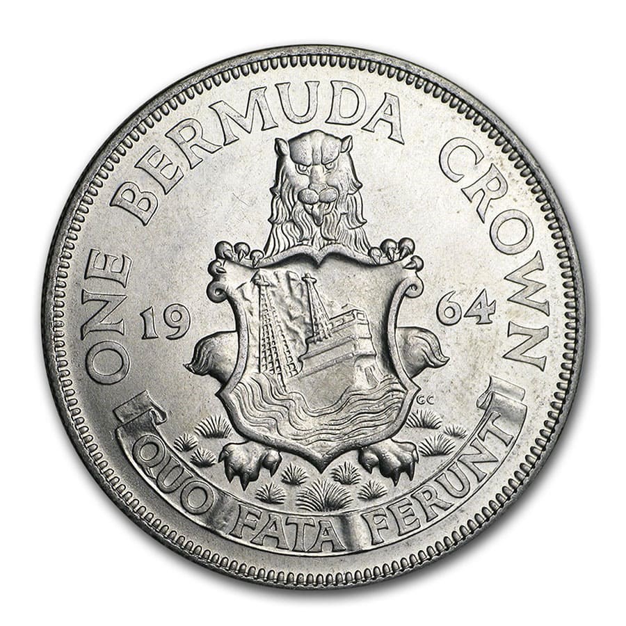 1964 Bermuda Silver Crown Avg Circ