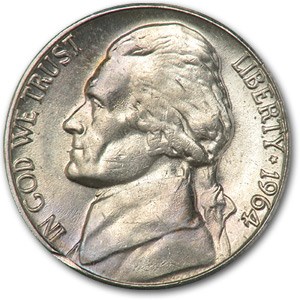 1964-D Jefferson Nickel BU