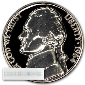 1964 Jefferson Nickel 40-Coin Roll Proof