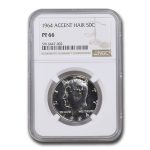1964 Kennedy Half Dollar PF-66 NGC (Accented Hair)