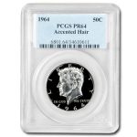 1964 Kennedy Half Dollar PR-64 PCGS (Accented Hair)