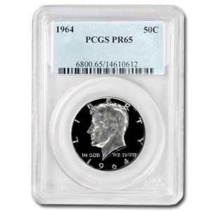 1964 Kennedy Half Dollar PR-65 PCGS