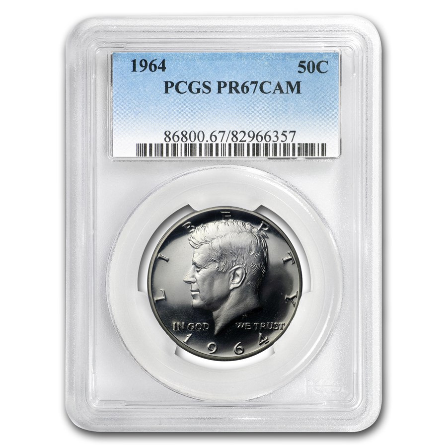 1964 Kennedy Half-Dollar PR-67 CAM PCGS