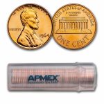 1964 Lincoln Cent 50-Coin Roll Proof