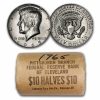 1965 Kennedy Half Dollar 20-Coin Bank Wrapped Roll BU