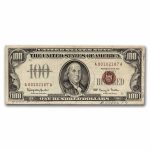1966 $100 U.S. Note Red Seal Cull (Fr#1550)