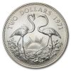 1966-1978 Bahamas Silver $2 Flamingo BU/Proof (Abrasions)