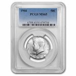 1966 Kennedy Half Dollar MS-65 PCGS