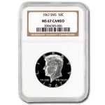 1967 Kennedy Half Dollar MS-67 NGC (SMS)
