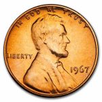 1967 Lincoln Cent (SMS)