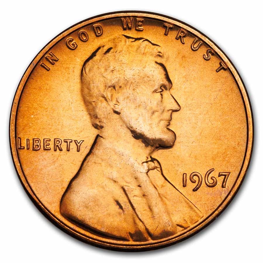 1967 Lincoln Cent (SMS)