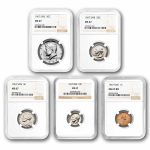 1967 SMS MS-67 NGC (5 Coin Set)