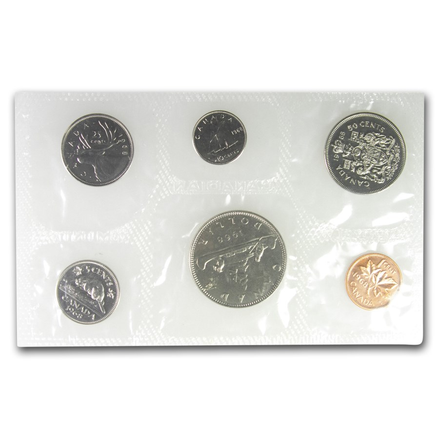 1968 Canada 6-Coin Prooflike Set