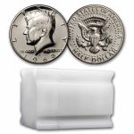 1968-S Kennedy Half Dollar 20-Coin Roll Proof