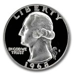 1968-S Washington Quarter Gem Proof