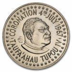1968 Tonga Palladium 1 Hau Taufa'ahau Tupou Coronation BU