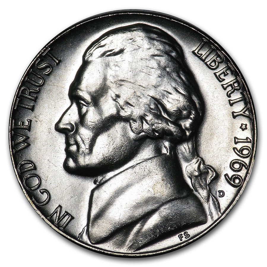 1969-D Jefferson Nickel BU