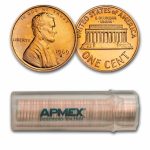 1969-S Lincoln Cent 50-Coin Roll Proof