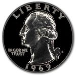 1969-S Washington Quarter Gem Proof