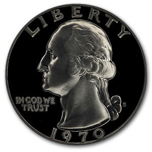 1970-S Washington Quarter Gem Proof
