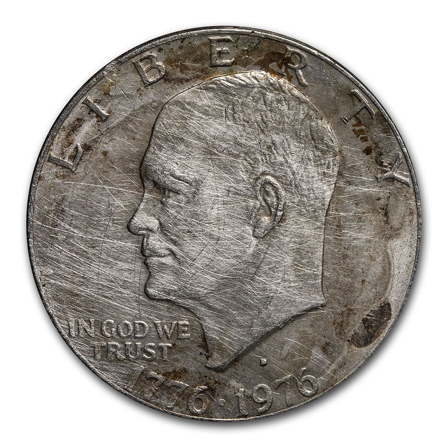 1971-1978 Clad Eisenhower Dollar Copper Nickel (Off-Quality)