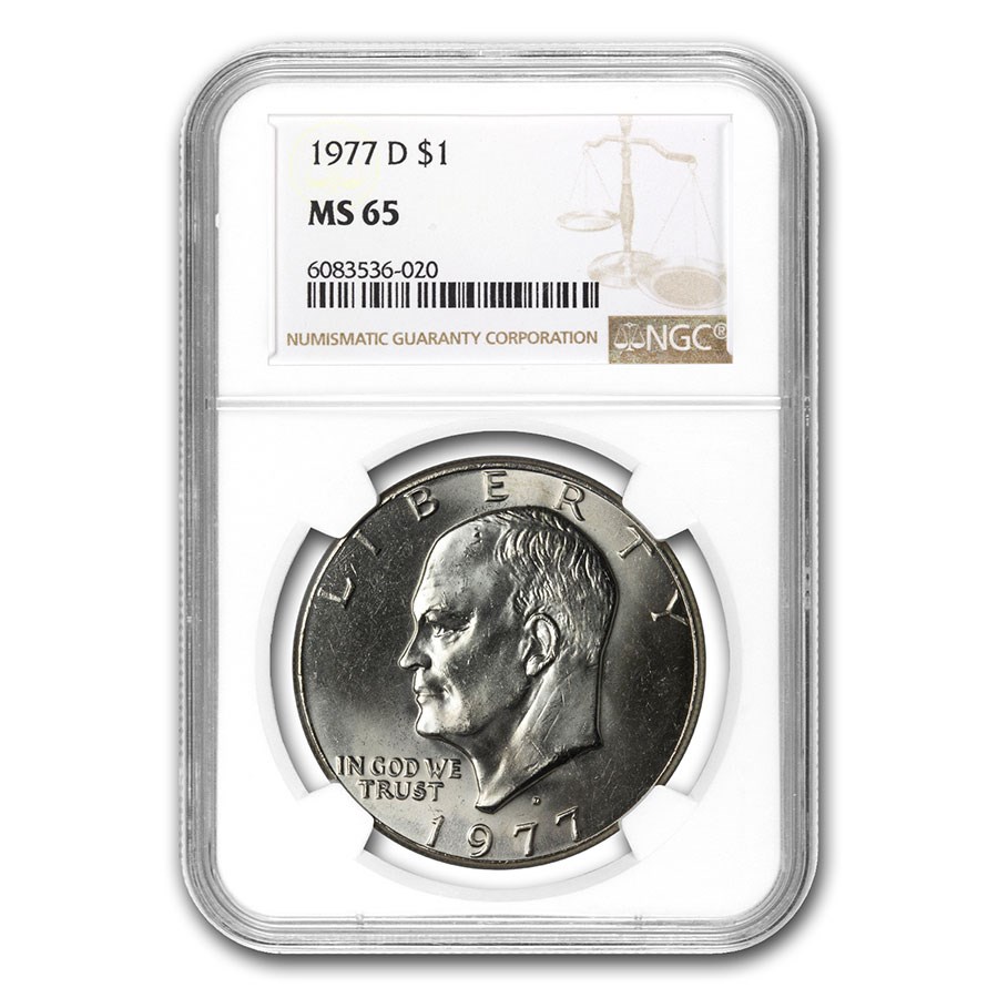 1971-1978 Clad Eisenhower Dollar MS-65 NGC (Random Year)