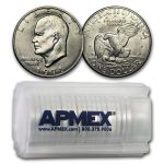 1971-D Clad Eisenhower Dollars 20-Coin Roll BU