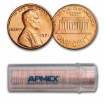 1971 Lincoln Cent 50-Coin Roll BU