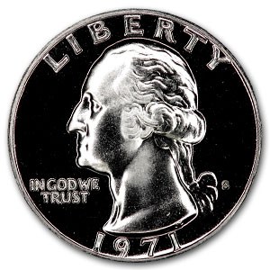 1971-S Washington Quarter Gem Proof