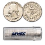1971 Washington Quarter 40-Coin Roll BU