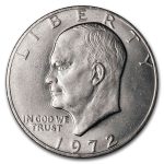 1972 Clad Eisenhower Dollar BU (Type 2)