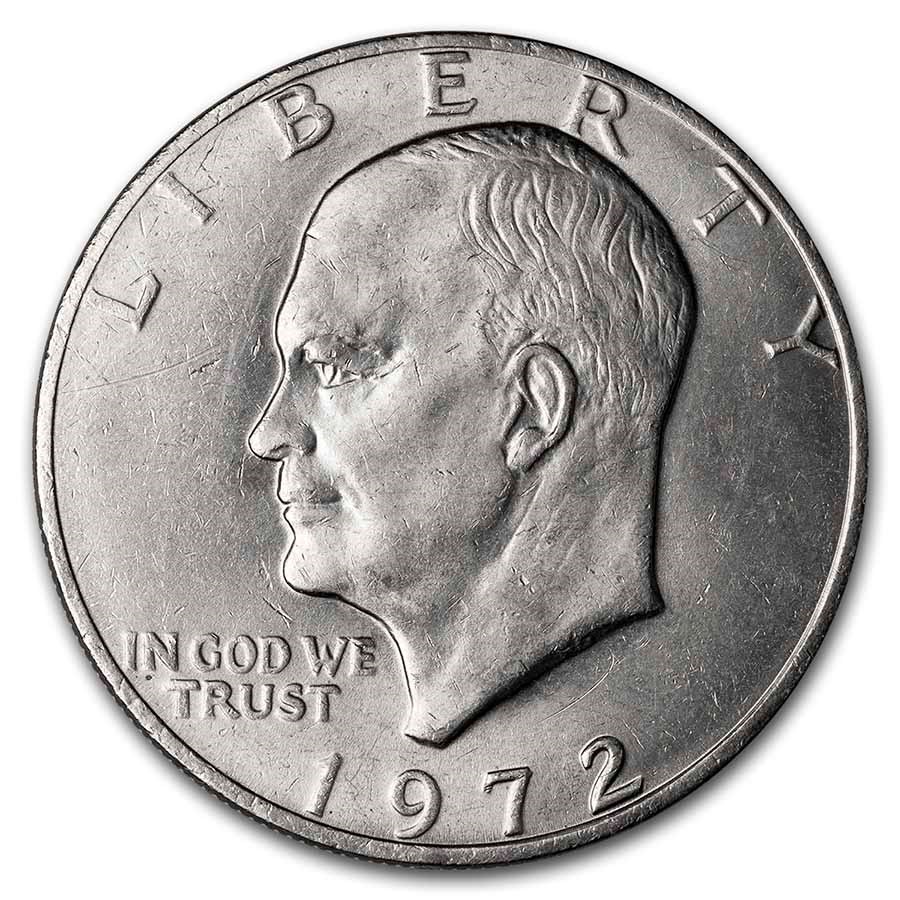 1972 Clad Eisenhower Dollar BU (Type 2)