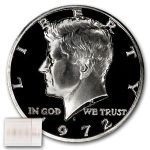 1972-S Kennedy Half Dollar 20-Coin Roll Proof