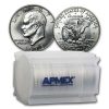 1973-D Clad Eisenhower Dollar 20-Coin Roll BU