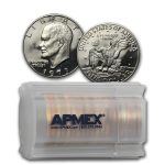 1973-S Clad Eisenhower Dollar 20-Coin Roll Gem Proof