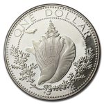 1974-1978 Bahamas Silver Dollar Proof