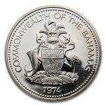 1974 Bahamas Silver $2 Proof