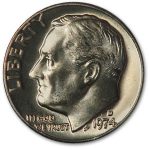 1974-D Roosevelt Dime BU