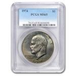 1974 Eisenhower Dollar MS-65 PCGS