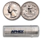 1974 Washington Quarter 40-Coin Roll BU