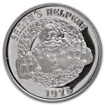 1975 1/2 oz Silver Round - Coca-Cola (Santa's Helpers)